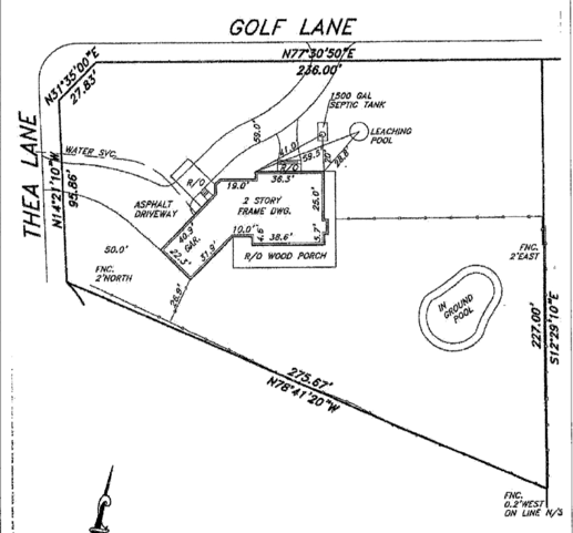 42 golf lane survey 42 golf lane survey